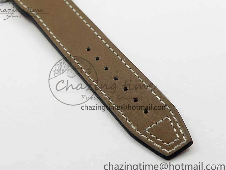 MIROTIME 0321 Pilot Chrono IW377726 ZF 1:1 Best Edition Green Dial on Brown Leather Strap A Trendsetting 7125